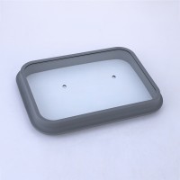 High quality silicone glass lid for nonstick rectangle baking loaf pan