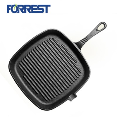 Pre-Seasoned Cast Iron square Grill Griddle Pan