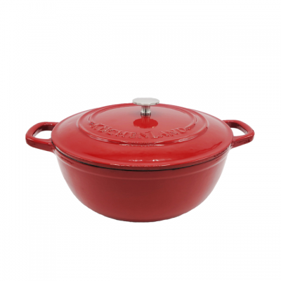 Home kitchen diameter 25cm round cast iron casserole